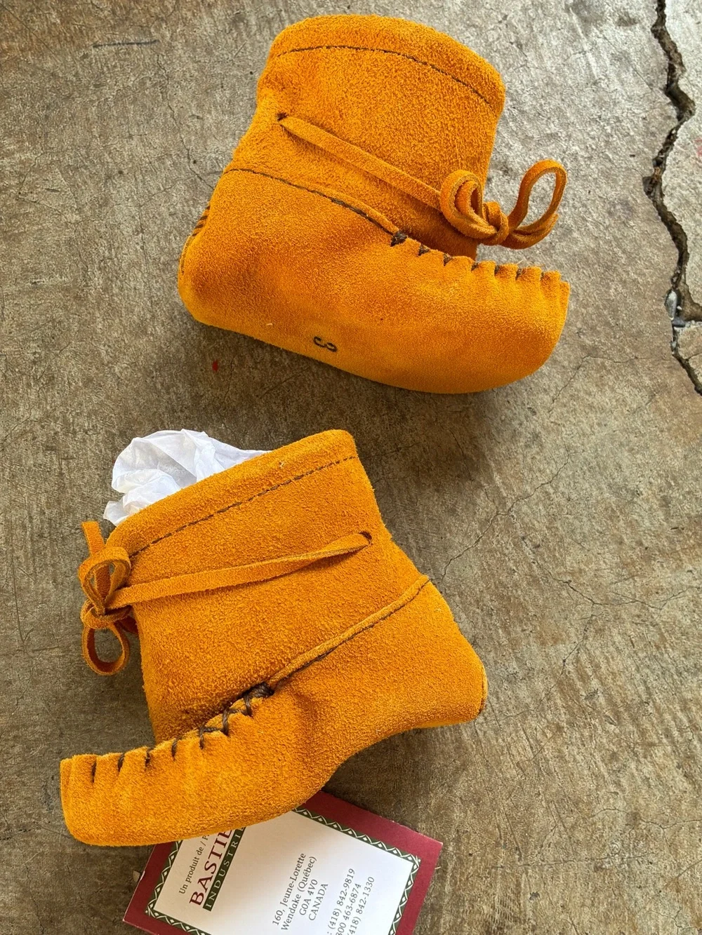 Bastien Moccasin Baby Boots Shoes Size 3 Classic for Boys and Girls